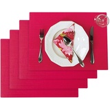 Westmark 4 WESTMARK Platzsets Coolorista rot 32,5 x 45,0 cm