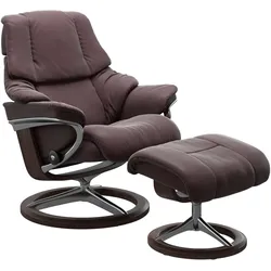 Relaxsessel STRESSLESS "Reno", rot (bordeaux), B:79cm H:99cm T:75cm, Sessel