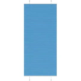 vidaXL Plissee 85 x 200 cm Blau
