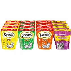 Whiskas / Dreamies Katzensnack Mega Pack 180 g, verschiedene Sorten, 16er Pack