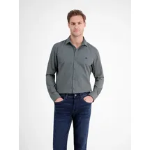 Lerros Langarmhemd »LERROS Herrenhemd mit Haifischkragen, dezent gemustert