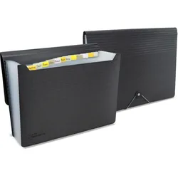 Rapesco 1638, A4, Polypropylen (PP), Schwarz, Kunststoff, 910 Blätter, 330 mm