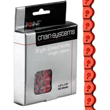 Point S Half Link Mk 918 1/2 x 1/8 102 Glieder Kette rot