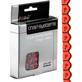 Point S Half Link Mk 918 1/2 x 1/8 102 Glieder Kette rot