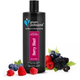 Groom Professional Berry Blast Hundeshampoo - Hundeshampoo Gegen Juckreiz - Tiefenreinigendes Shampoo für Hunde - Verleiht Glanz & Geschmeidigkeit - Für Trockenes Fell - Fruchtiger Duft, 450ml