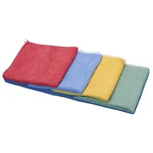 Diversey TASKI Microquick, Mikrofasertuch, gestrickt, Größe 40 x 40 cm, rot | (1 Stück)