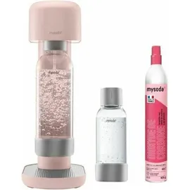 MySoda Ruby pink + 2 PET-Flaschen + CO2-Zylinder