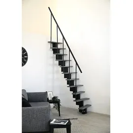 Minka Mittelholmtreppe Happy 24 275 cm Stahl Schwarz