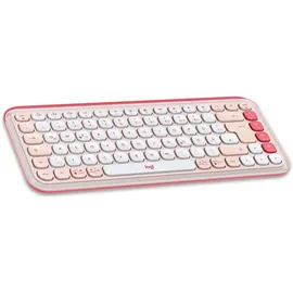 Logitech POP Icon Combo DE Rose und Off-White