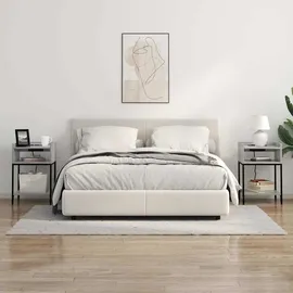 vidaXL Nachttisch 2 pcs Grau Sonoma 40 x 40 x 61 cm Holzwerkstoff