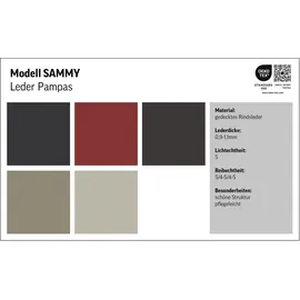 Cotta Wohnlandschaft »Sammy U-Form«, mit Kopfteilverstellung, wahlweise mit Bettfunktion & Bettkasten braun