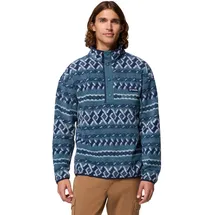 Columbia Helvetia II Printed Half Snap Rollkragenpullover Blau M