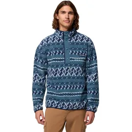 Columbia Helvetia II Printed Half Snap Rollkragenpullover Blau M