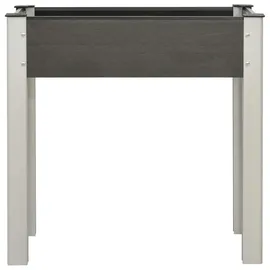 furnicato Garten-Hochbeet 75 x 40 x 75 cm Grau