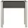 furnicato Garten-Hochbeet 75 x 40 x 75 cm Grau