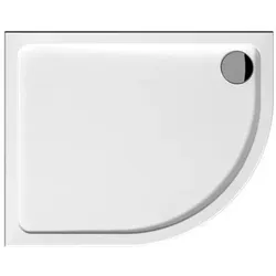 Jika Duschwanne Tigo Viertelkreis 100x80 cm Marmor gegossen H2102100000001