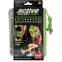 Bort Activecolor Sport Kniebandage L schwarz /grün