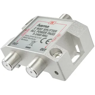 Hama SAT-Verteiler, 2-fach, voll geschirmt