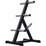 Hantelscheibenständer mit 4 Stangen 50/51 mm schwarz No Size