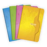 Calligraphe Clairefontaine 70C - Heft Calligraphe 11x17cm, 48 Blatt, kariert, 70g, farbig sortiert, 1 Stück