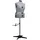 vidaXL Schneiderpuppe Verstellbar Weiblich Grau L 44-50