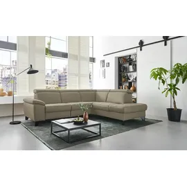 meinSofa Ecksofa Echtleder Linda ¦ ¦ Maße (cm): B: 261 H: 98 T: 209.0