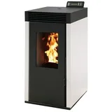 Pelletofen Marina 8  (7,4 kW, Raumheizvermögen: 250 m3, 0,8 kg/h - 1,7 kg/h, Farbe Verkleidung: Weiß)