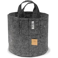 Growbag Root Pouch Stoff Topf 40x30cm 39L mit Griffen grau für Growbox