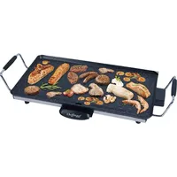 Cheffinger Teppanyaki-Grillplatte 1800W schwarz