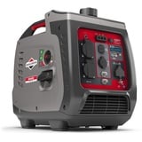 Briggs & Stratton 030800 Benzin Inverter Stromerzeuger Generator der PowerSmart Serie P2400 mit 2400 Watt/1800 Watt sauberem Strom, ultraleise und leichtgewichtigise, W, 230 V, Grau / Rot