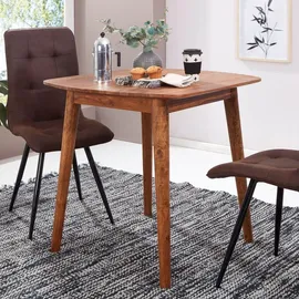 FineBuy Sheesham Ø 80 cm braun