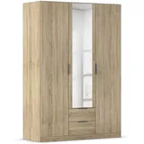 Rauch Drehtürenschrank Lagoa 136 x 197 x 54 cm Eiche Sonoma