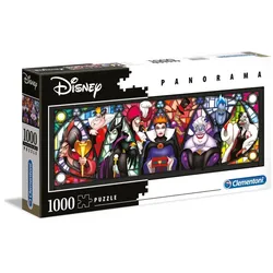 Clementoni 39516 - Disney Villains - 1000 Teile Puzzle - Panorama Collection