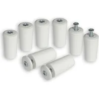 Inovatec 8 x INOVATEC Rollladen Anschlagstopper 40 mm weiß