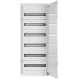 Doktorvolt Verteilerkasten Aufputz Sicherungskasten aus Metall 108 Module 6-reihig IP30 1512