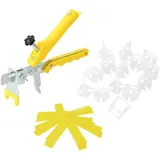 vidaXL Fliesen-Nivelliersystem 500 Keile 2500 Clips 1,5 mm
