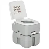 Costway 20+10L Campingtoilette mit abnehmbarem Abwassertank,