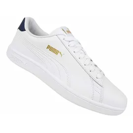 Puma Smash v2 L puma white-peacoat-puma team gold 45