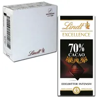(43,61€/1kg) Lindt Excellence 70 % Edelbitter Intensiv 100g 20 Tafeln