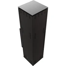 Kratki REN L links Ø 150 7 kW mit Türfeder Schwarz