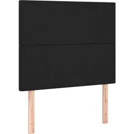 vidaXL Boxspringbett 100 x 200 cm Schwarz
