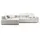 INOSIGN Ecksofa »Ancona incl. Kopfteilverstellung, Breite 319cm, L-Form«, wahlweise motorische Sitztiefenverstellung, auch in Cord + Easy Care, grau