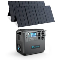 BLUETTI Stromerzeuger AC200MAX Solargenerator mit 350W Solar Panels, (zu Hause, im Garten, 3-tlg., mit 2*PV350), 2048Wh/2000W