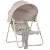 SoBuy Hängesessel OGS62 Beige