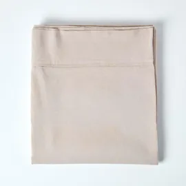 Homescapes Bettlaken Leinen-Baumwolle 230 x 255 cm beige