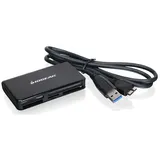 IOGEAR GFR381 Kartenleser USB 3.2 Gen 1 (3.1 Gen 1) Schwarz