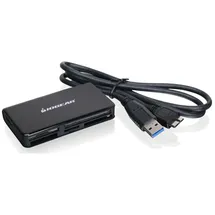 IOGEAR GFR381 Kartenleser USB 3.2 Gen 1 (3.1 Gen 1) Schwarz