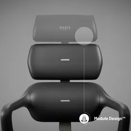 Diablo Chairs V-Modular Kunstleder Schwarz