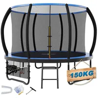 HOMALL Gartentrampolin Kindertrampolin Ø305/366, Gewicht 150kg, Ø 366 cm, (228 cm, Ø 228/305/366/427 cm, mit Sicherheitsnetz und Leiter, 360° Schutzgitter) 366 cm