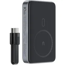 OEM Acefast M10 Magnetische Powerbank 2x Usb-C Pd 30W Mit 15W Induktiver Ladung Und Usb-C Kabel - Schwarz